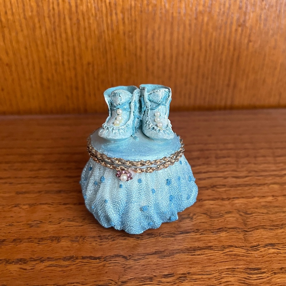 Baby Shoe Keepsake Box